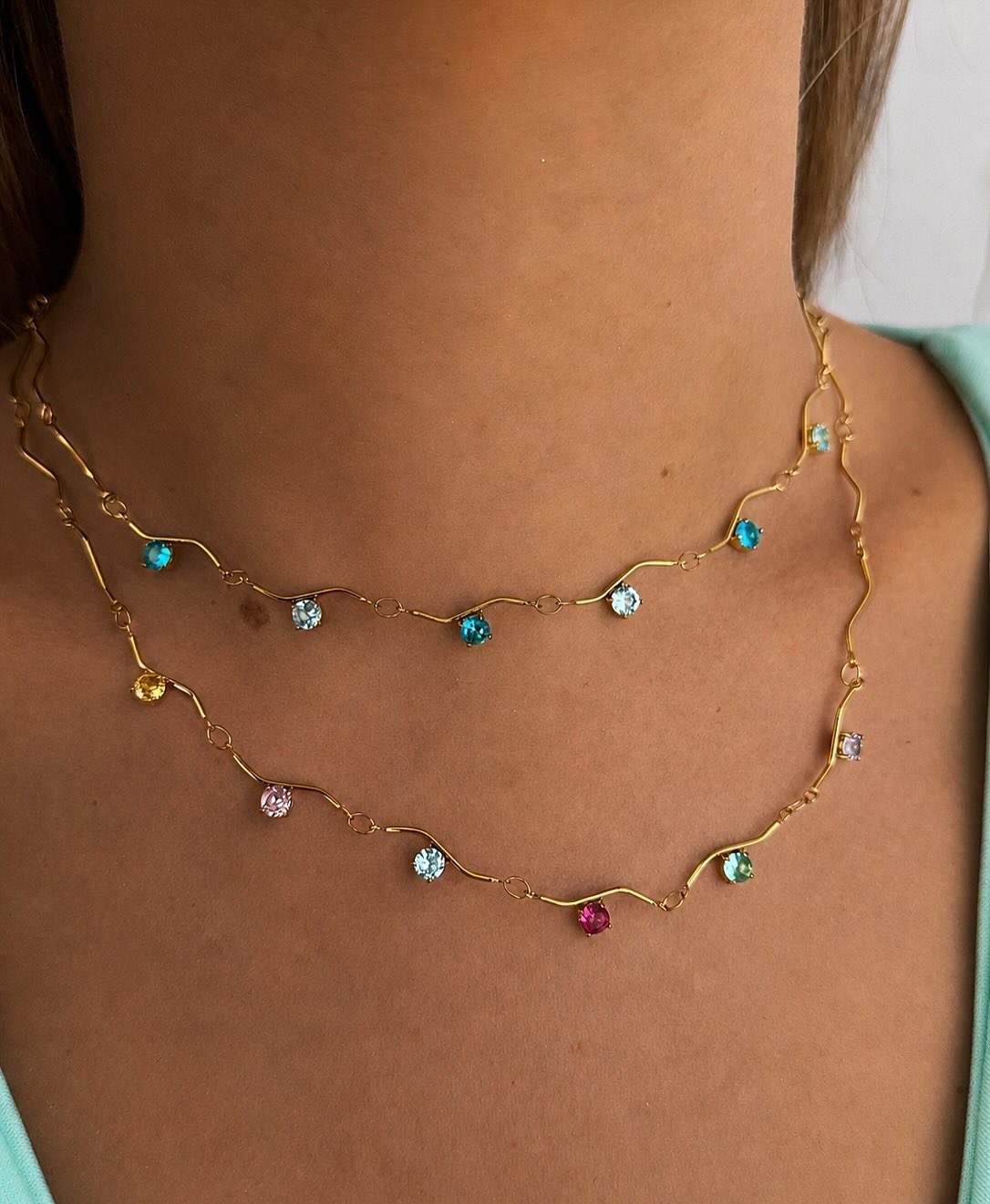rainbow spark necklace rainbow spark necklace